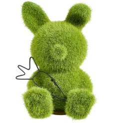 Lapin en gazon synthétique vert 14x14xH20cm