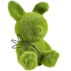 Lapin en gazon synthétique vert 14x14xH20cm