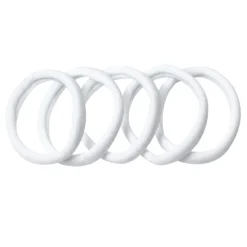 Élastique à cheveux x5 blanc Ø4cm < Gifi New