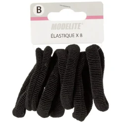 Élastique en mousse noir épais x8