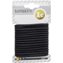 Élastique noir x15