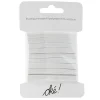 Élastique tressé blanc 6mm L5m