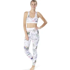 Legging de sport imprimé fleurs