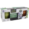 Le kit du mini jardinier pour plantes avec pots en bambou et substrat