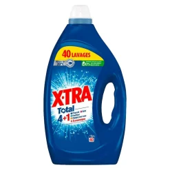 Lessique liquide X-Tra Total 4en1 déo fraîcheur+ anti-odeurs 24H 40 lavages 1,8L
