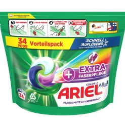 Lessive capsule Ariel Extra Color+ 34 lavages < Gifi Best