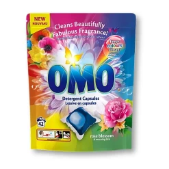 Lessive capsule OMO fleur de rose 42 pods < Gifi Discount
