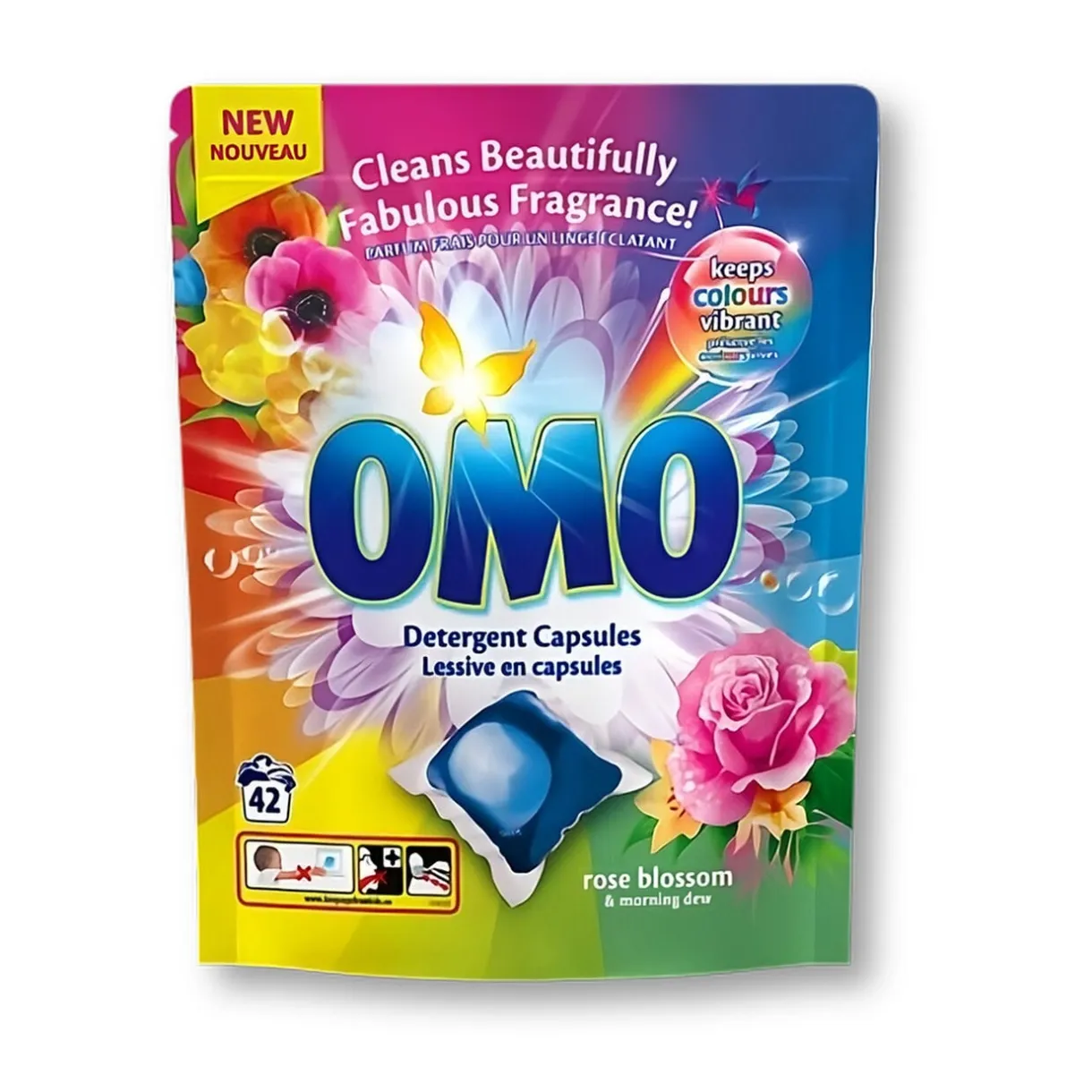 Lessive capsule OMO fleur de rose 42 pods < Gifi Discount