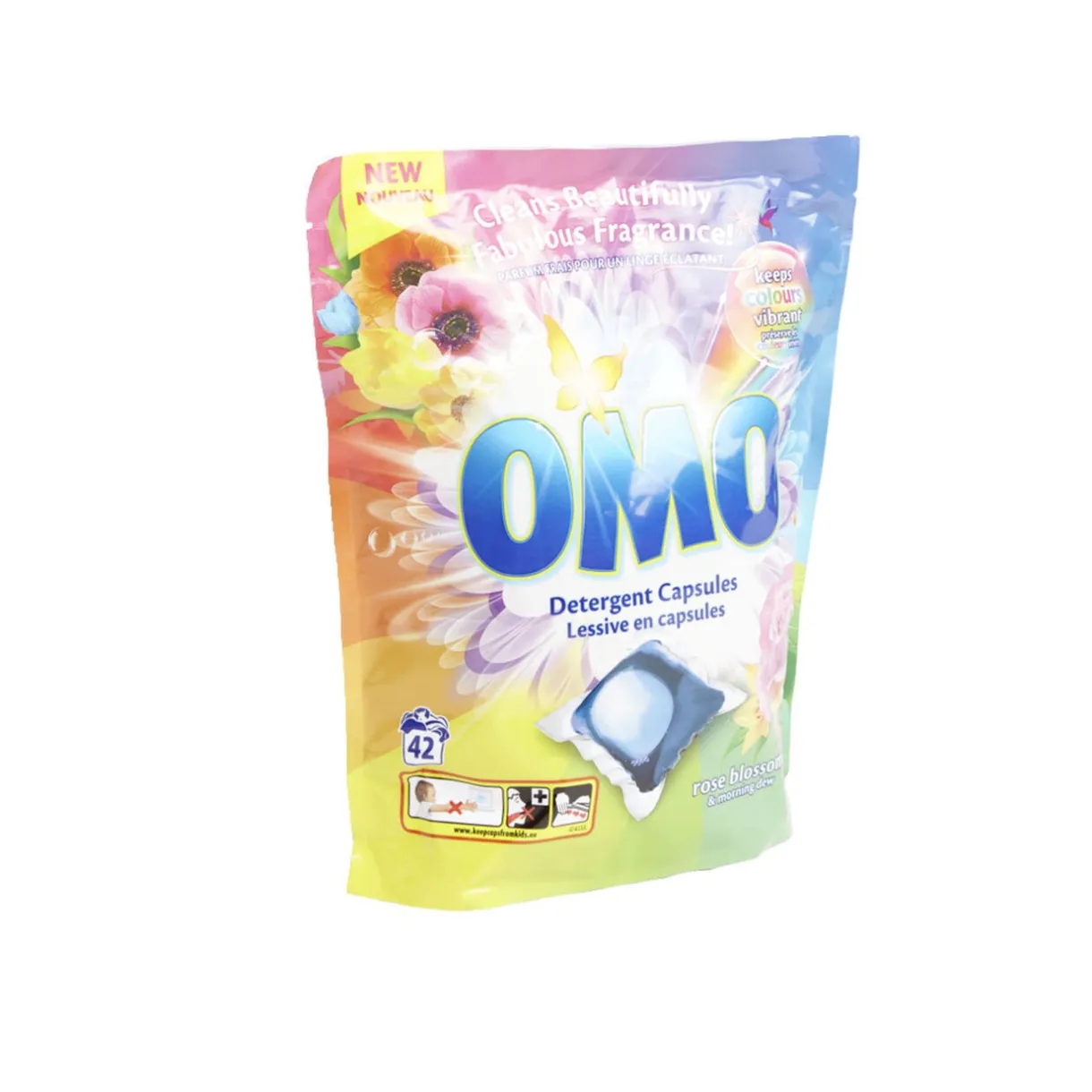 Lessive capsule OMO fleur de rose 42 pods < Gifi Discount