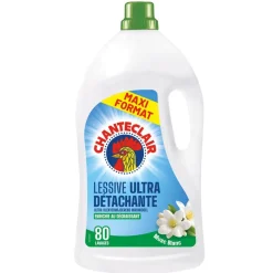 Lessive liquide Chanteclair musc blanc 80 lavages 3,6L < Gifi New