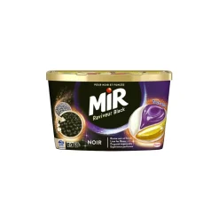 Lessive liquide Pods Mir raviveur Noir 270g - 20 lavages