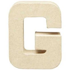 Lettre G à décorer en papier maché < Gifi Clearance