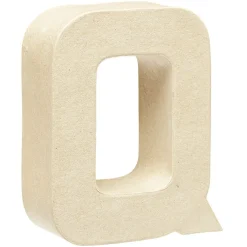 Lettre Q à décorer en papier maché < Gifi Sale