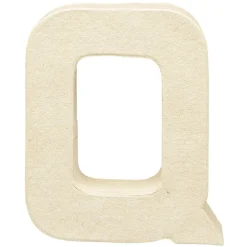 Lettre Q à décorer en papier maché < Gifi Sale