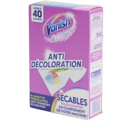 Lingette anti-décoloration et anti-transfert de couleurs Vanish x20 < Gifi Online
