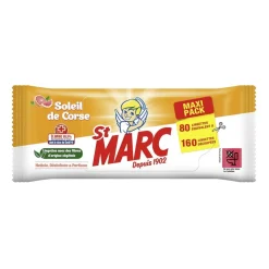 Lingette nettoyante désinfectante Saint Marc soleil de Corse x80