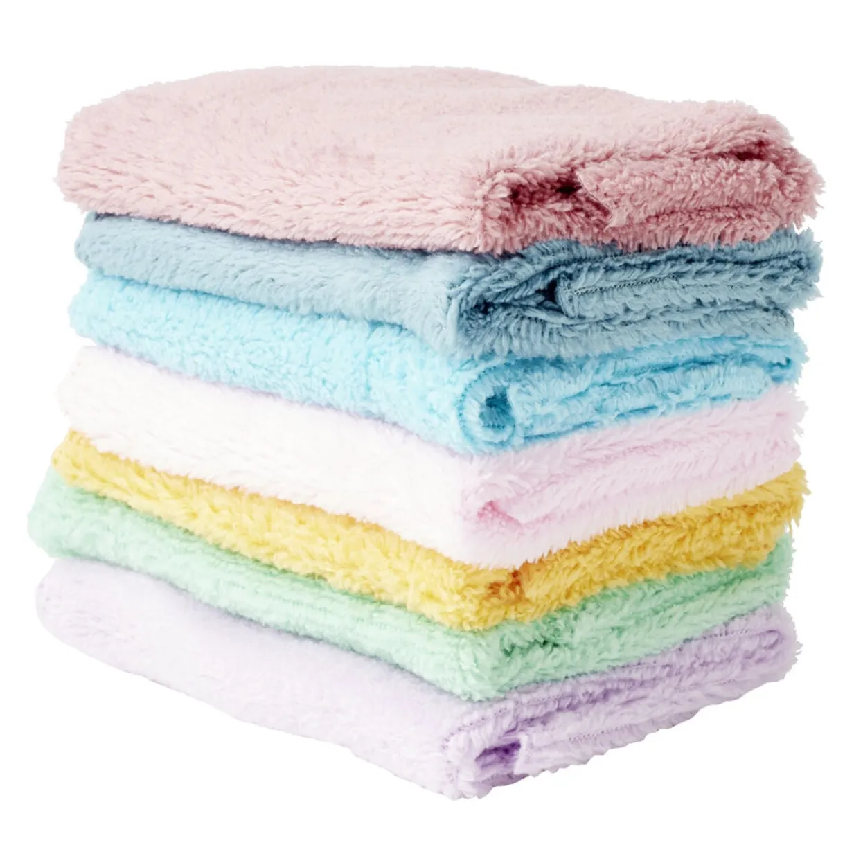 Lingette nettoyante visage x7 lavable et réutilisable microfibre douce 22,5x22,5cm < Gifi Sale