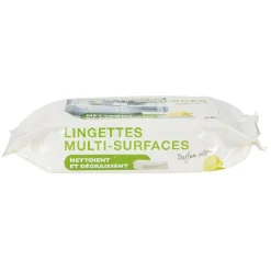 Lingettes nettoyantes multi surface citron x80 < Gifi Online