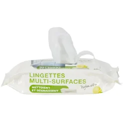 Lingettes nettoyantes multi surface citron x80 < Gifi Online