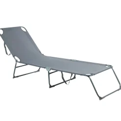 Lit de camp transat gris < Gifi Hot