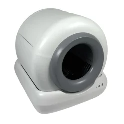 Litière auto-nettoyante pour chat plastique blanc 55x48xH50cm < Gifi Clearance