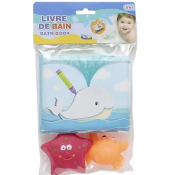 Livre de bain avec 2 jouets plastique (2 modèles) < Gifi New