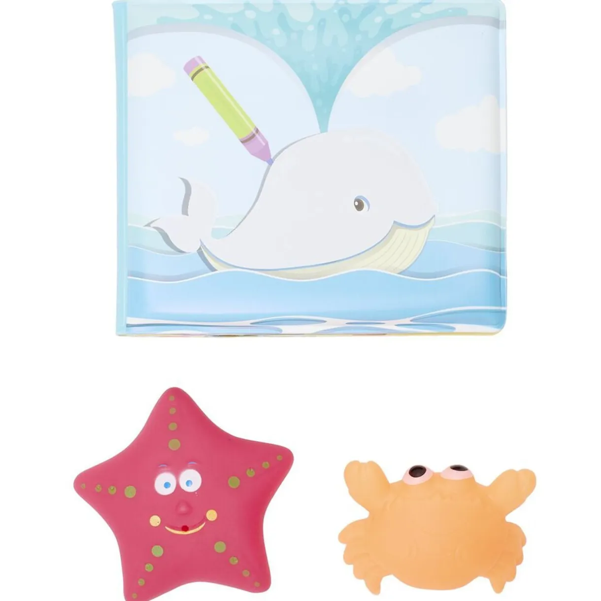 Livre de bain avec 2 jouets plastique (2 modèles) < Gifi New