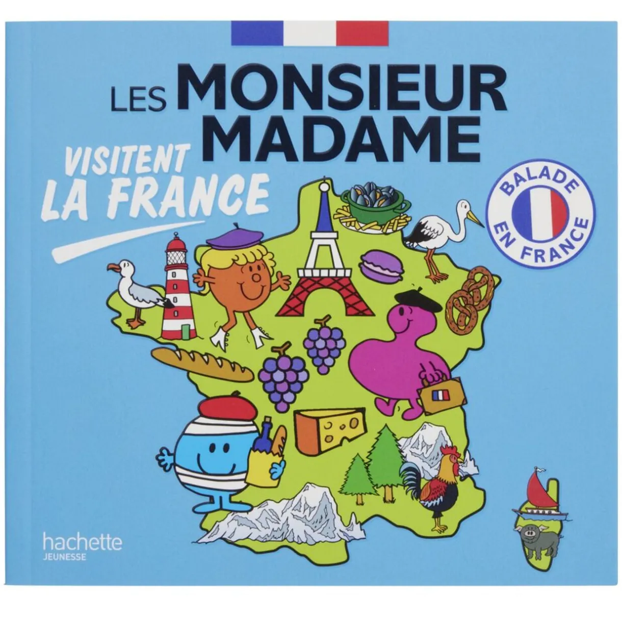 Livre d'histoire Les Monsieur Madame visitent la France 40 pages < Gifi Hot