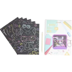 Livre scratch art enfant - 6 cartes à gratter < Gifi Online