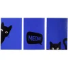 Lot de 3 affiches papier bleu et noir 10x15cm < Gifi Online