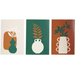 Lot de 3 affiches papier orange et vert 10x15cm < Gifi Hot
