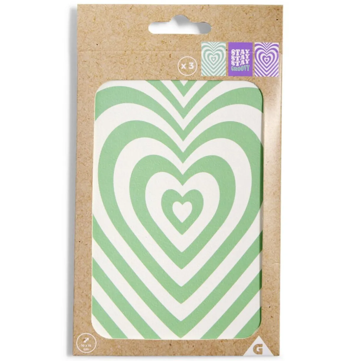 Lot de 3 affiches papier vert et violet 10x15cm < Gifi Hot