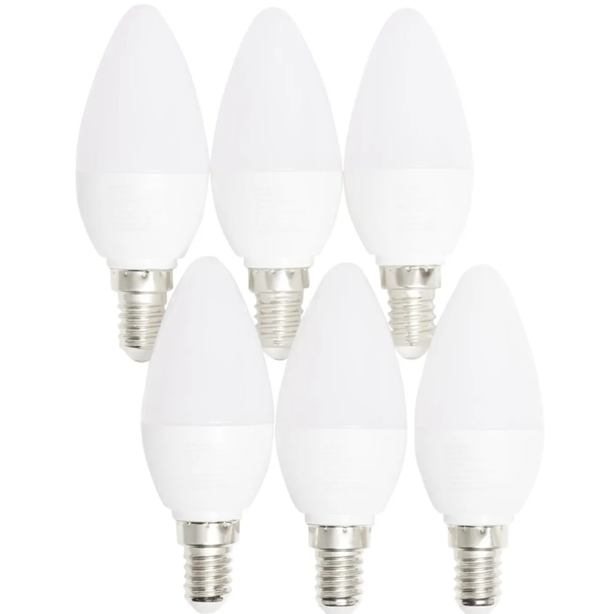 Lot de 6 ampoules LED E14 470lm 4,9W < Gifi Clearance
