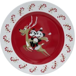 Lot de 4 assiettes dessert Disney Mickey porcelaine Ø19cm < Gifi Best