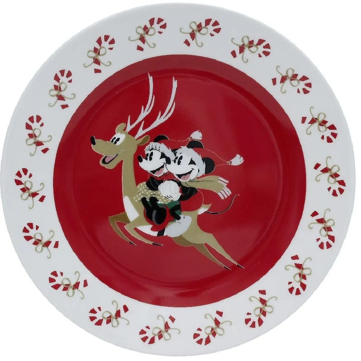 Lot de 4 assiettes dessert Disney Mickey porcelaine Ø19cm < Gifi Best