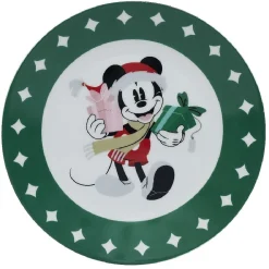 Lot de 4 assiettes dessert Disney Mickey porcelaine Ø19cm < Gifi Best
