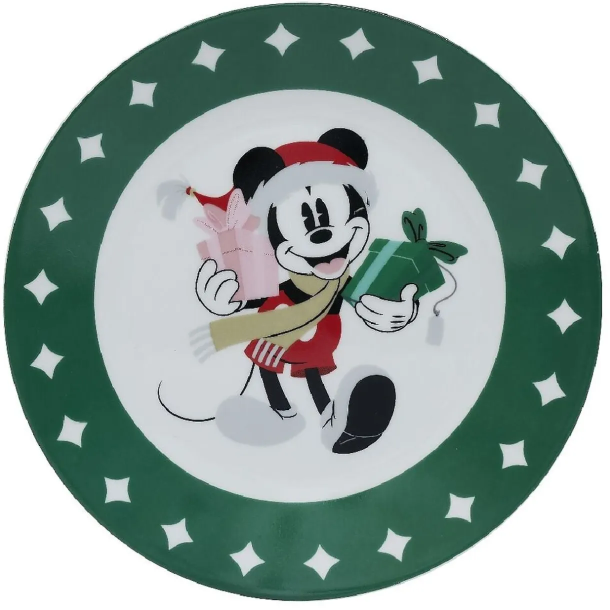 Lot de 4 assiettes dessert Disney Mickey porcelaine Ø19cm < Gifi Best