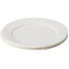Lot de 20 assiettes en carton blanc Ø27 cm