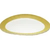 Lot de 10 assiettes en carton Ø23 cm doré