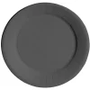 Lot de 10 assiettes en carton noir Ø23 cm