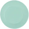 Lot de 10 assiettes en carton vert d'eau Ø18 cm < Gifi Outlet