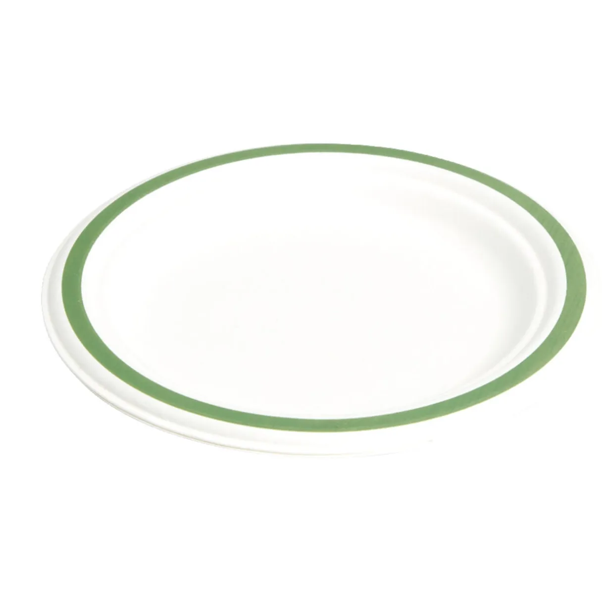 Lot de 20 assiettes plates fibre canne à sucre Ø18cm < Gifi Outlet