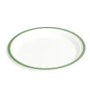 Lot de 20 assiettes plates fibre canne à sucre Ø22,5cm
