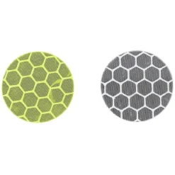Lot de 36 autocollants réfléchissants blanc et jaune