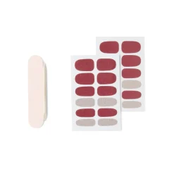 Lot de 24 autocollants vernis à ongles imprimés 5 coloris < Gifi