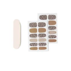 Lot de 24 autocollants vernis à ongles imprimés 5 coloris < Gifi