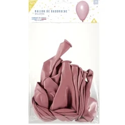 Lot de 20 ballons en latex rose poudré