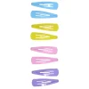 Lot de 8 barrettes clips multicolores