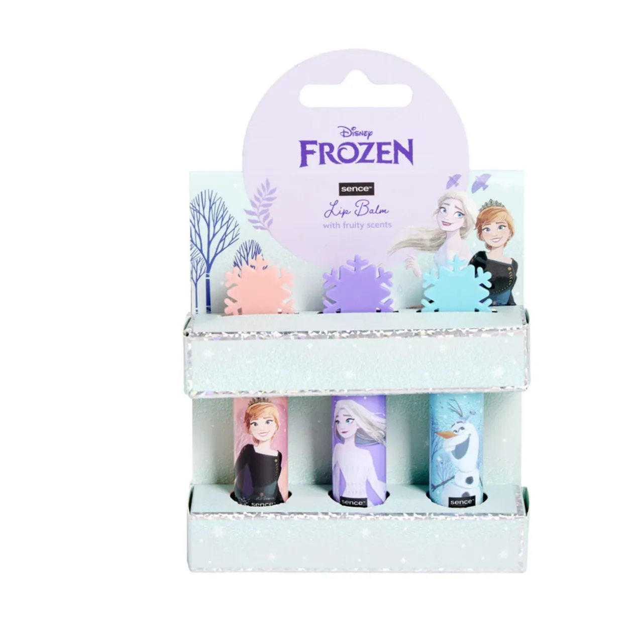 Lot de 3 baumes à lèvres Disney La Reine des Neiges