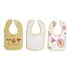 Lot de 3 bavoirs jaunes coton et polyester 31,5x19,5cm < Gifi Best
